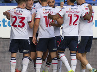 Randell Williams #27 of Bolton Wanderers F.C. celebrates his goal during the Sky Bet League 1 match between Bolton Wanderers and Burton Albi...