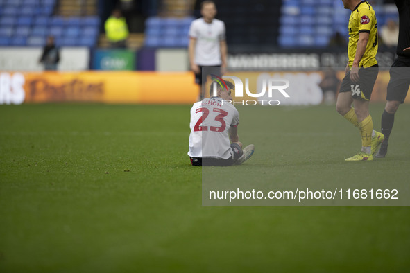 During the Sky Bet League 1 match between Bolton Wanderers and Burton Albion at the Toughsheet Stadium in Bolton, England, on October 19, 20...