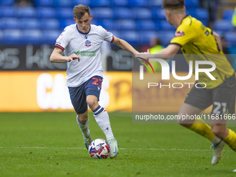 Szabolcs Schon #23 of Bolton Wanderers F.C. participates in the Sky Bet League 1 match between Bolton Wanderers and Burton Albion at the Tou...