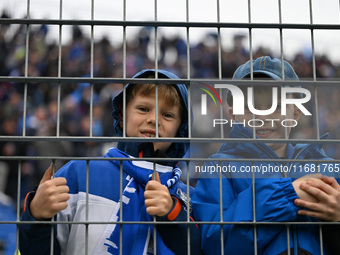 Nico Paz of Calcio Como participates in the Italian Serie A football match between Calcio Como and Parma Calcio 1913 in Como, Italy, on Octo...