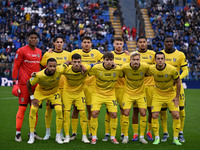 The lineup of Parma Calcio 1903 is present during the Italian Serie A football match between Calcio Como and Parma Calcio 1913 at the Giusep...