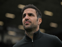 Coach Cesc Fabregas of Calcio Como is present during the Italian Serie A football match between Calcio Como and Parma Calcio 1913 at the Giu...