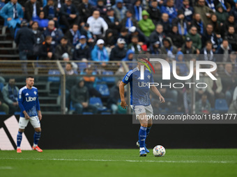 Nico Paz of Calcio Como participates in the Italian Serie A football match between Calcio Como and Parma Calcio 1913 in Como, Italy, on Octo...