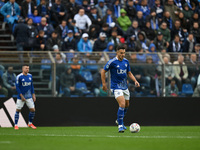 Nico Paz of Calcio Como participates in the Italian Serie A football match between Calcio Como and Parma Calcio 1913 in Como, Italy, on Octo...