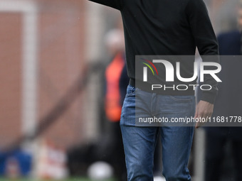 Coach Cesc Fabregas of Calcio Como is present during the Italian Serie A football match between Calcio Como and Parma Calcio 1913 at the Giu...