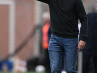 Coach Cesc Fabregas of Calcio Como is present during the Italian Serie A football match between Calcio Como and Parma Calcio 1913 at the Giu...