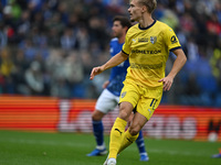 Pontus Almqvist of Parma Calcio 1913 participates in the Italian Serie A football match between Calcio Como and Parma Calcio 1913 at the Giu...