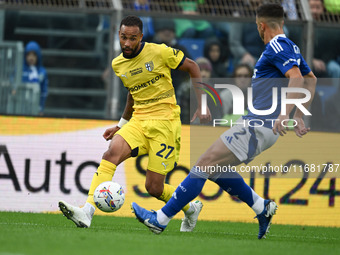 Junio Hernani Azevedo of Parma Calcio 1913 participates in the Italian Serie A football match between Calcio Como and Parma Calcio 1913 in C...