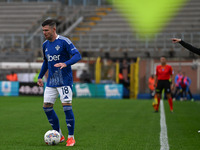 Alberto Moreno of Calcio Como participates in the Italian Serie A football match between Calcio Como and Parma Calcio 1913 in Como, Italy, o...