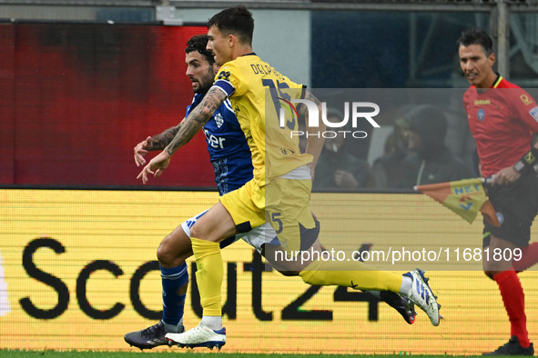 Patrick Cutrone of Calcio Como participates in the Italian Serie A football match between Calcio Como and Parma Calcio 1913 in Como, Italy,...