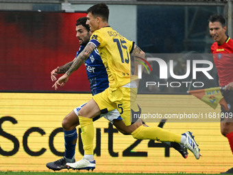 Patrick Cutrone of Calcio Como participates in the Italian Serie A football match between Calcio Como and Parma Calcio 1913 in Como, Italy,...