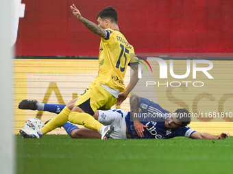 Patrick Cutrone of Calcio Como participates in the Italian Serie A football match between Calcio Como and Parma Calcio 1913 in Como, Italy,...