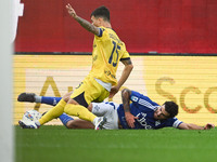 Patrick Cutrone of Calcio Como participates in the Italian Serie A football match between Calcio Como and Parma Calcio 1913 in Como, Italy,...