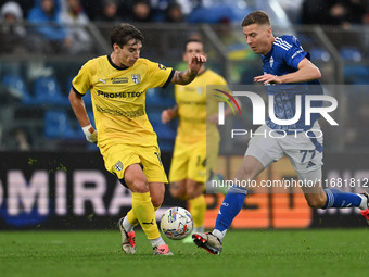 Ignace Van der Brempt of Calcio Como participates in the Italian Serie A football match between Calcio Como and Parma Calcio 1913 at the Giu...