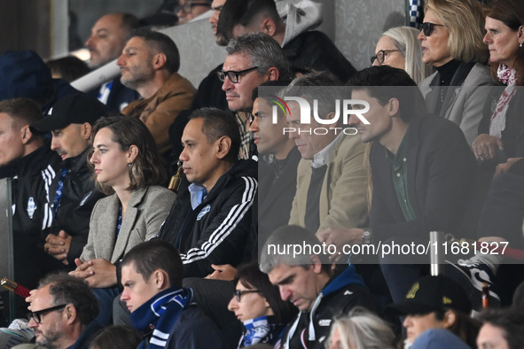 Raphael Varane of Calcio Como participates in the Italian Serie A football match between Calcio Como and Parma Calcio 1913 in Como, Italy, o...