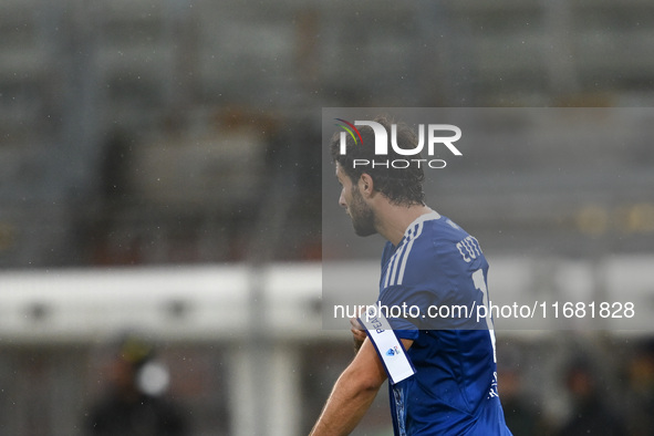 Patrick Cutrone of Calcio Como participates in the Italian Serie A football match between Calcio Como and Parma Calcio 1913 in Como, Italy,...