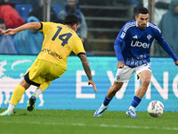 Lucas Da Cunha of Calcio Como participates in the Italian Serie A football match between Calcio Como and Parma Calcio 1913 at the Giuseppe S...