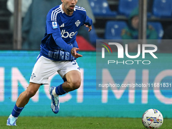 Lucas Da Cunha of Calcio Como participates in the Italian Serie A football match between Calcio Como and Parma Calcio 1913 at the Giuseppe S...