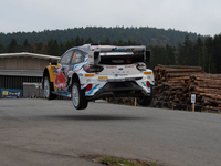 Gregoire Munster (Lux) and Louis Louka (Bel) drive a FORD Puma Rally HYBRID for the M-SPORT FORD WORLD RALLY TEAM during the WRC Central Eur...