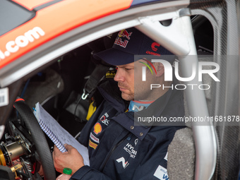 Andreas Mikkelsen (Nor) participates in the WRC Central European Rally from October 17 to 20, 2024. (