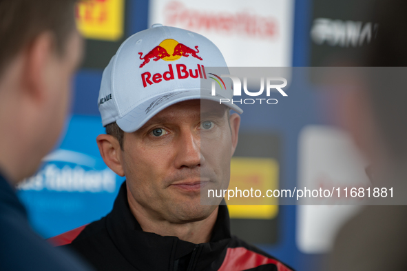 Sebastien Ogier (Fra) participates in the WRC Central European Rally from October 17 to 20, 2024. 