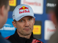 Sebastien Ogier (Fra) participates in the WRC Central European Rally from October 17 to 20, 2024. (