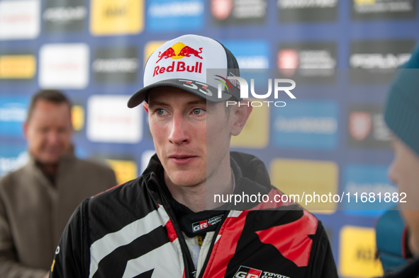 Elfyn Evans participates in the WRC Central European Rally from October 17 to 20, 2024. 