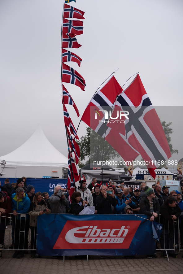 Rally fans attend the WRC Central European Rally from October 17 to 20, 2024. 