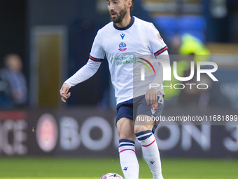 Josh Sheehan #8 of Bolton Wanderers F.C. is in action during the Sky Bet League 1 match between Bolton Wanderers and Burton Albion at the To...