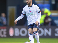 Josh Sheehan #8 of Bolton Wanderers F.C. is in action during the Sky Bet League 1 match between Bolton Wanderers and Burton Albion at the To...