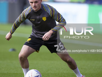 Jakub Niemczyk #35 of Burton Albion F.C. warms up during the Sky Bet League 1 match between Bolton Wanderers and Burton Albion at the Toughs...