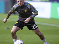 Jakub Niemczyk #35 of Burton Albion F.C. warms up during the Sky Bet League 1 match between Bolton Wanderers and Burton Albion at the Toughs...