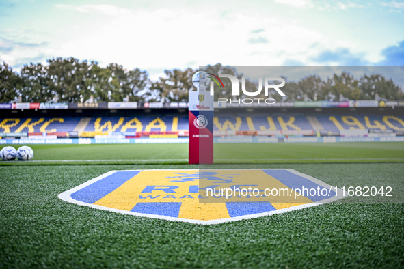 An overview of the stadium during the match between RKC and Twente at the Mandemakers Stadium in Waalwijk, Netherlands, on October 19, 2024....