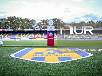 An overview of the stadium during the match between RKC and Twente at the Mandemakers Stadium in Waalwijk, Netherlands, on October 19, 2024....