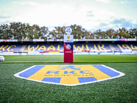 An overview of the stadium during the match between RKC and Twente at the Mandemakers Stadium in Waalwijk, Netherlands, on October 19, 2024....