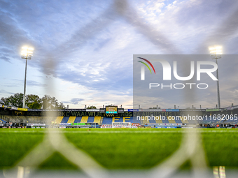 An overview of the stadium during the match between RKC and Twente at the Mandemakers Stadium in Waalwijk, Netherlands, on October 19, 2024....