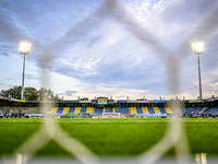 An overview of the stadium during the match between RKC and Twente at the Mandemakers Stadium in Waalwijk, Netherlands, on October 19, 2024....