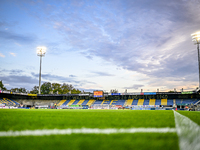 An overview of the stadium during the match between RKC and Twente at the Mandemakers Stadium in Waalwijk, Netherlands, on October 19, 2024....