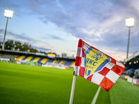 An overview of the stadium during the match between RKC and Twente at the Mandemakers Stadium in Waalwijk, Netherlands, on October 19, 2024....