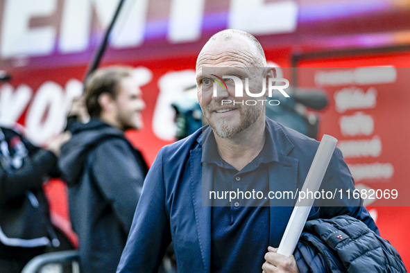 FC Twente trainer Joseph Oosting is present during the match between RKC and Twente at the Mandemakers Stadium in Waalwijk, Netherlands, on...