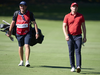 Matt Wallace of England walks on the 15th green on the third day of the Estrella Damm N.A. Andalucia Masters 2024 at Real Club de Golf Sotog...