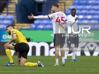 During the Sky Bet League 1 match between Bolton Wanderers and Burton Albion at the Toughsheet Stadium in Bolton, England, on October 19, 20...