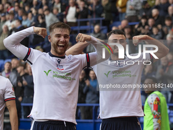 During the Sky Bet League 1 match between Bolton Wanderers and Burton Albion at the Toughsheet Stadium in Bolton, England, on October 19, 20...