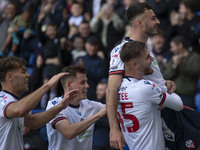 Aaron Collins #19 of Bolton Wanderers F.C. celebrates his goal during the Sky Bet League 1 match between Bolton Wanderers and Burton Albion...