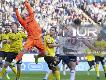 During the Sky Bet League 1 match between Bolton Wanderers and Burton Albion at the Toughsheet Stadium in Bolton, England, on October 19, 20...