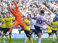 During the Sky Bet League 1 match between Bolton Wanderers and Burton Albion at the Toughsheet Stadium in Bolton, England, on October 19, 20...