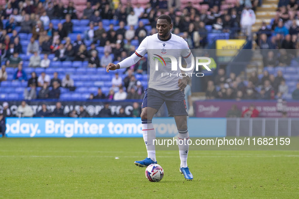 Ricardo Santos #5 of Bolton Wanderers F.C. during the Sky Bet League 1 match between Bolton Wanderers and Burton Albion at the Toughsheet St...