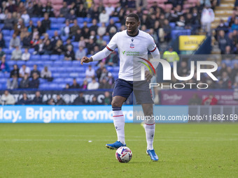 Ricardo Santos #5 of Bolton Wanderers F.C. during the Sky Bet League 1 match between Bolton Wanderers and Burton Albion at the Toughsheet St...