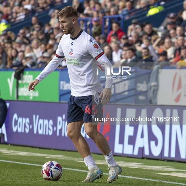 John McAtee #45 of Bolton Wanderers F.C. during the Sky Bet League 1 match between Bolton Wanderers and Burton Albion at the Toughsheet Stad...