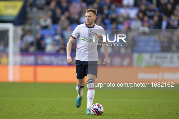 George Johnston #6 of Bolton Wanderers F.C. participates in the Sky Bet League 1 match between Bolton Wanderers and Burton Albion at the Tou...